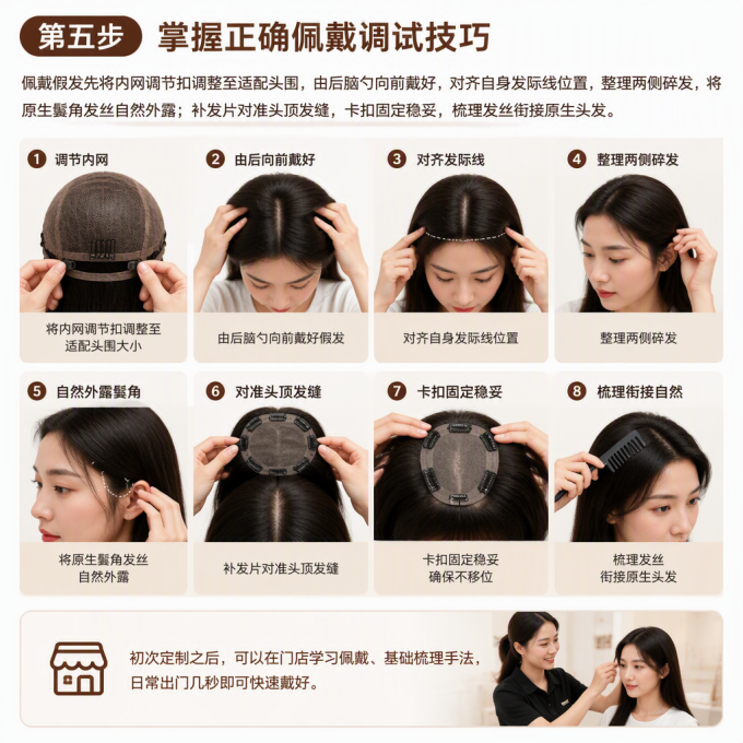 第五步,掌握正确佩戴调试技巧