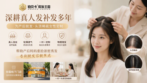 产后脱发怎么办？医学级假发修复方案全解析